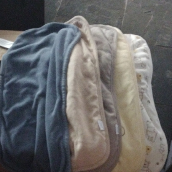 Other - Set of Soft Baby Blankets in Neutral Colors